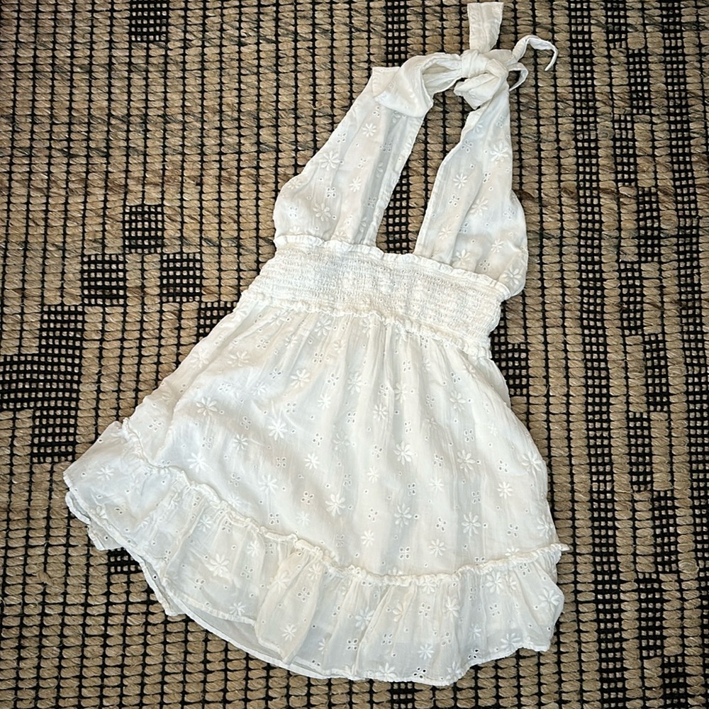 Aerie cotton halter sundress